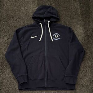 Nike Navy Blue Birmingham City Football Club zip up sweater